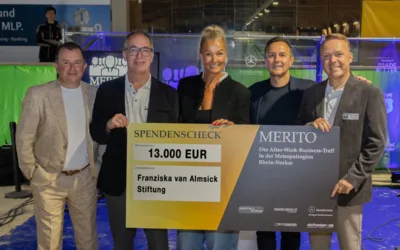 13.000 Euro für die Franziska van Almsick Stiftung
